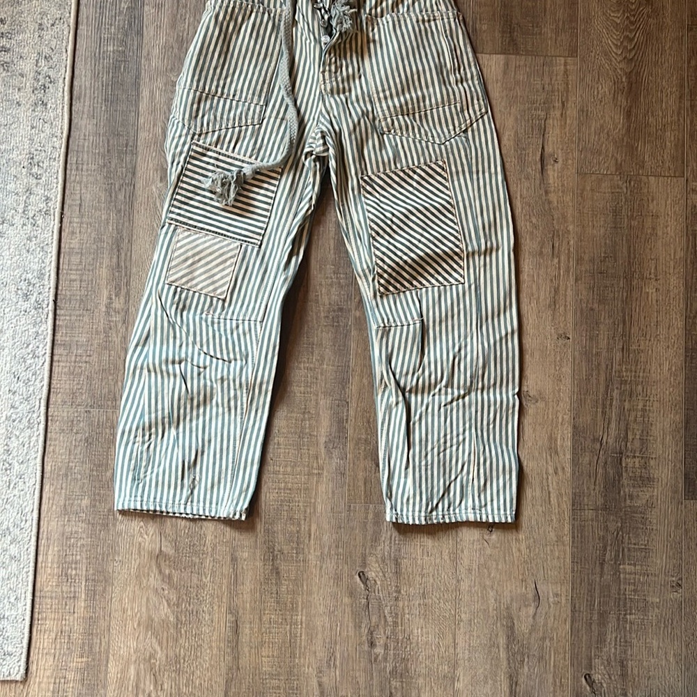 Striped Free People Jeans
